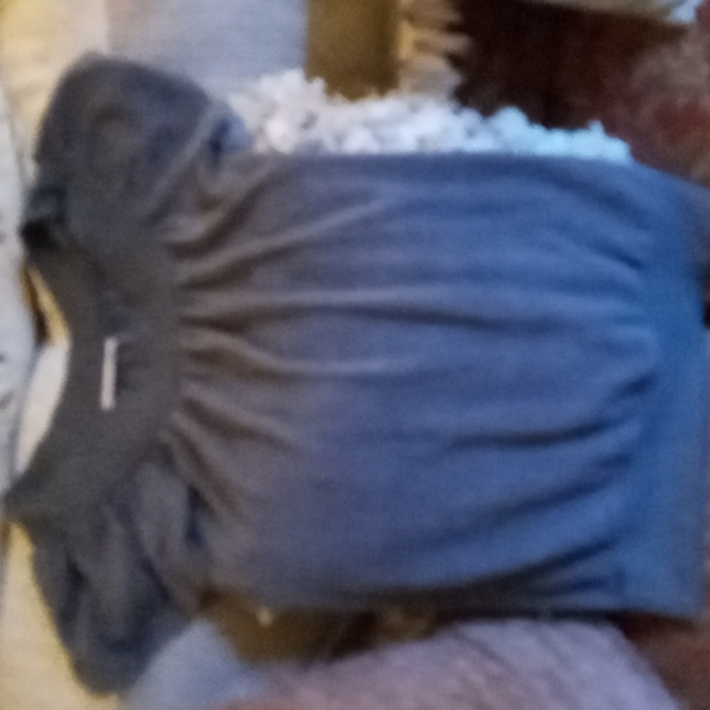 Short sleeves peasant top